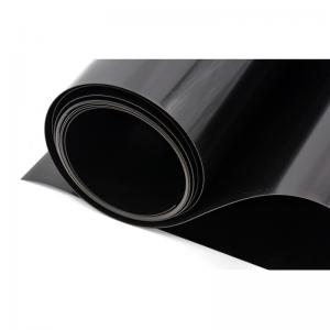0,15 mm hoogglanzend flexibel PVC dun kunststof blad zwart