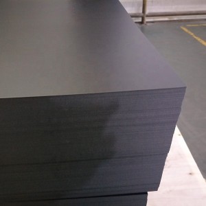 Hoge kwaliteit milieuvriendelijke 800 micron zwarte kleur PETG kunststof plaat voor meubelpanelen