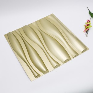Geluidsisolatie Kunststof PVC materiaal Decoratief wandpaneel 1 mm dikke 3D wandpanelen voor interieur