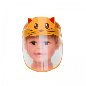 OEM Wholesale Fashion Safety Rebruikbare Clear Plastic Kids Face Shield